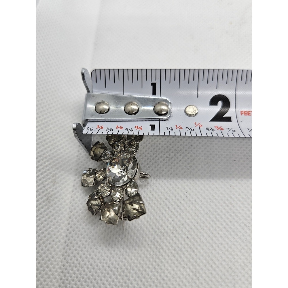 Vintage Rhinestone Brooch Pendant‎ - Picture 7 of 7